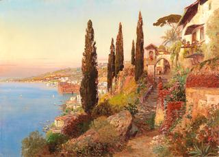 View of Posillipo near Naples