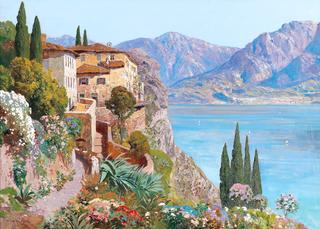 Scene of Lake Como