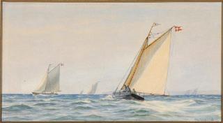 Sailboats on the Sound