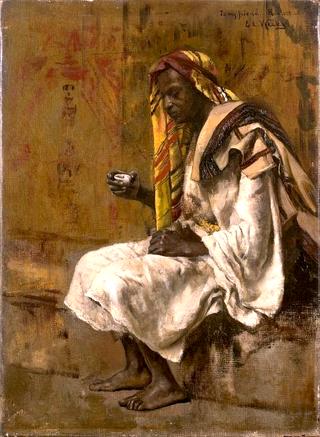 Moor Drinking Tea