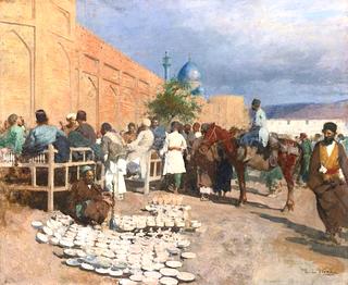Persian Café - The Pottery Seller
