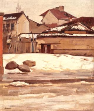 Corner of Bucharest, Winter
