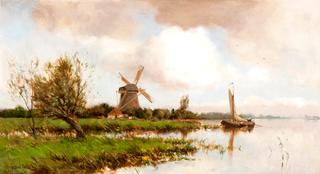 Mill Situated on a River