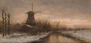 A Windmill in Winter