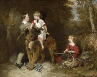 Portrait of the children of the Rev. Edward Coleridge of Eton College