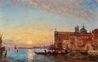 Venice - Giudecca with the Chiesa dei Gesuati in the Evening
