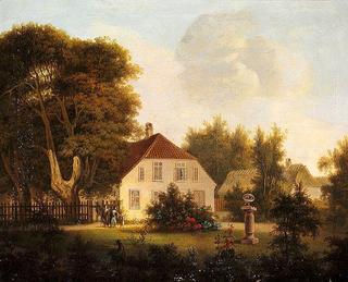 Back Garden of "Ermelundshuset" near the Deer Garden north of Copenhagen