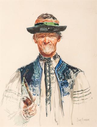 German (probably Tyrolian) Man in Traditional Garb
