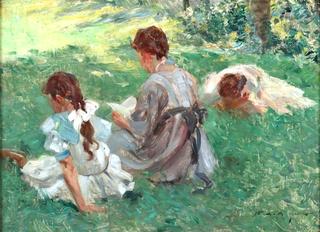 On the Lawn (study)