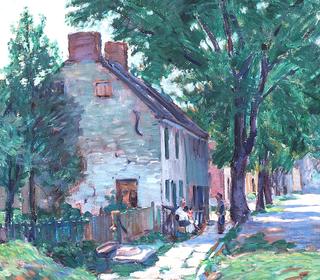 Village Street Scene