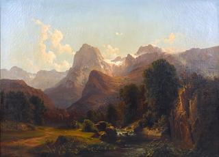 Mountain Landscape with Figures