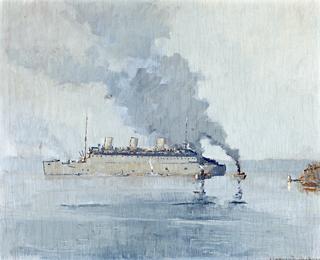The Grey Ghost (RMS Queen Mary), Sydney Harbour