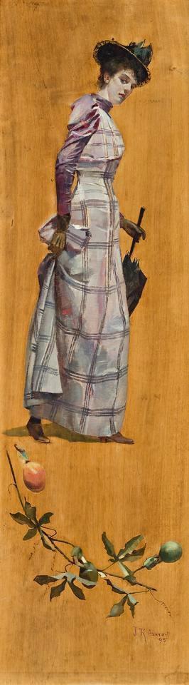 Young Woman with Parasol
