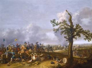 The Battle of Lützen, 1632, with King Gustav Adolf II of Sweden