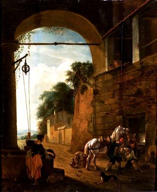 Horse at the Smithy