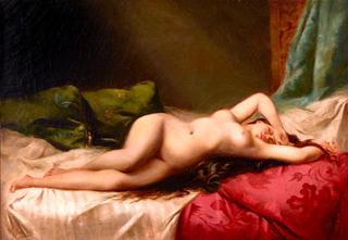 Nude with Dragonfly