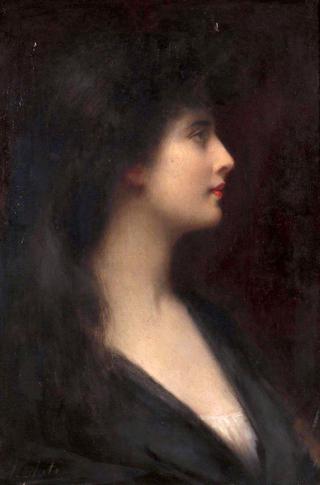 Portrait of a Woman in Profile