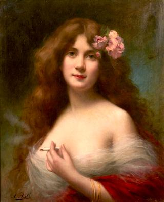Portrait of a Woman with a Cigarette