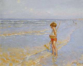 Playing on the Beach
