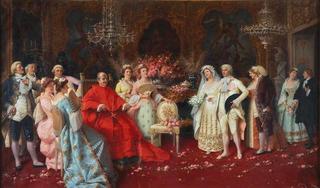 Visit with Cardinal and the Borghese Family