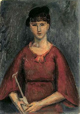 Woman with Umbrella
