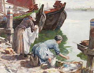 Washerwomen Volendam