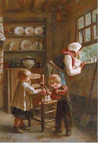 A Basket of Cherries