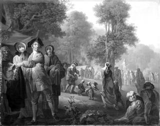 Scene from Ludvig Holberg's Comedies