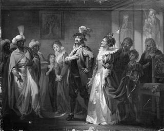 Don Ranudo de Colibrados,  Scene from Holberg's Comedies