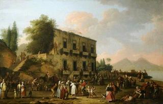 View of Naples, Italy