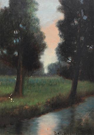 Summer Landscape with Stream