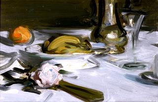 Still Life with Coffee Pot and Fan