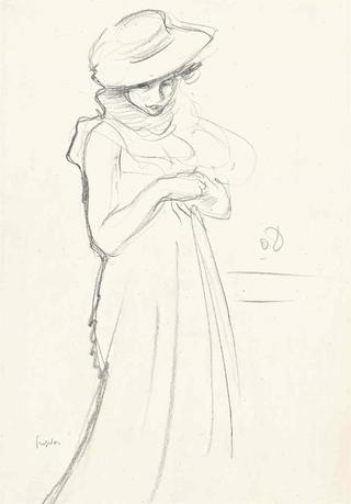 Study of Peggy with Hat