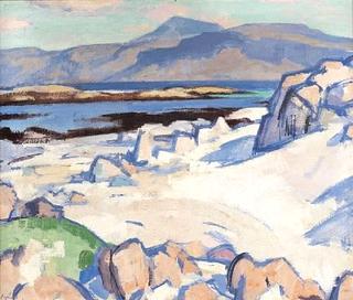 Mull and Ben More from Martyr's Bay, Iona