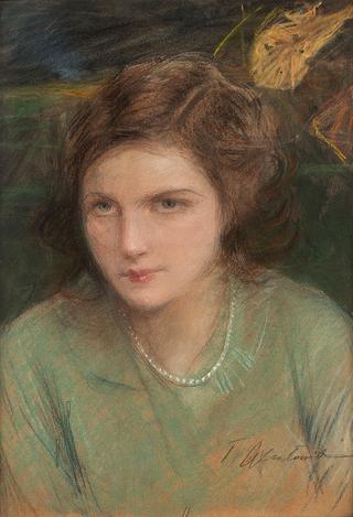 Portrait of a Young Woman with Pearls