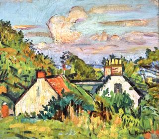 Cottages and Landscape, Fife