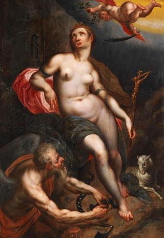 Allegory of Time Liberating Faith