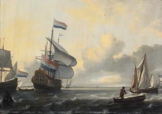 A Two-Decker, a Fluynt, a Kaag and a Weyschuit in a Stiff Breeze