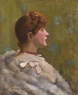 Girl in a Fur Wrap