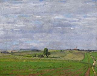 Landscape with Village and Church