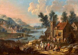 Animated Landscape by a River