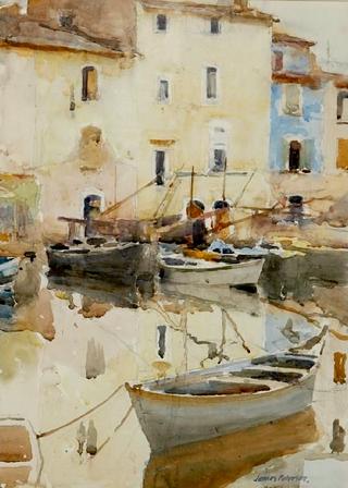Rowing Boats Moored