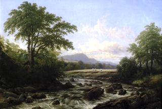 On the Usk near Trecastle