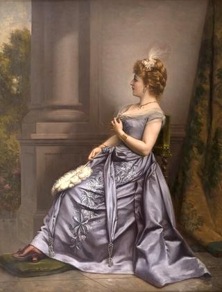 Lady in a Blue Dress