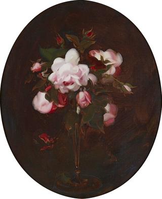 Still Life of Roses in a Vase