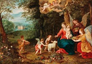 The Holy Family with the Infant Saint John ....