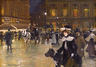 In Front of the Opera