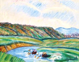 Nagybánya Landscape