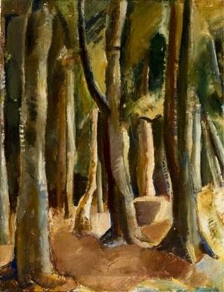Abstract Forest Scene