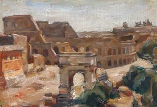 View of the Colosseum Seen from the Palatine Hill